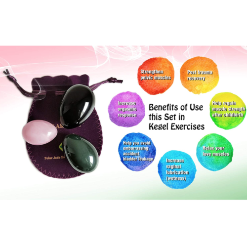 3 pcs Yoni Eggs Set by Polar Jade benefits