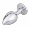 Akstore Jewelry Design Stainless Steel Butt Plug Set White single