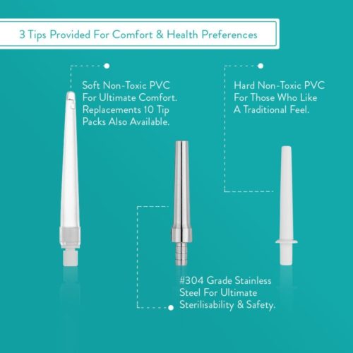 Aussie Health Enema Bulb Anal Douche Kit tips