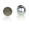 Blue Jeweled Beginners Butt Plug size with coin