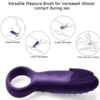 Cob Silicone Vibrating Cock Ring pleasure brush