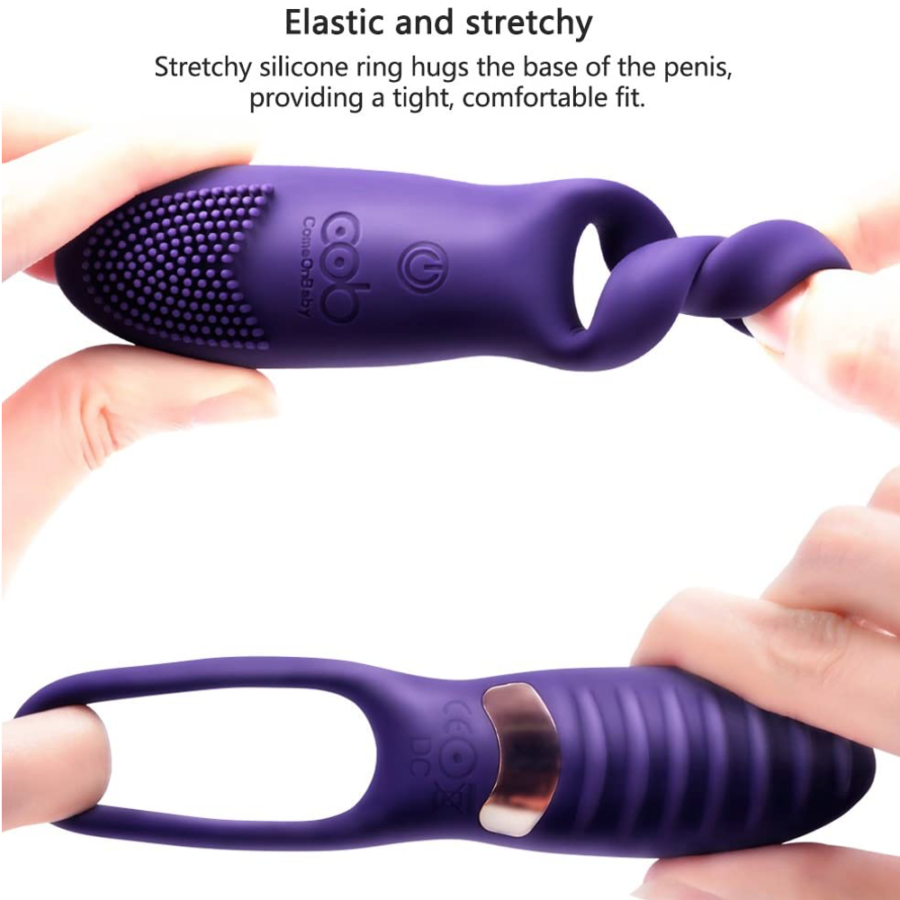 Cob Silicone Vibrating Cock Ring stretchy