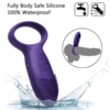 Cob Silicone Vibrating Cock Ring waterproof