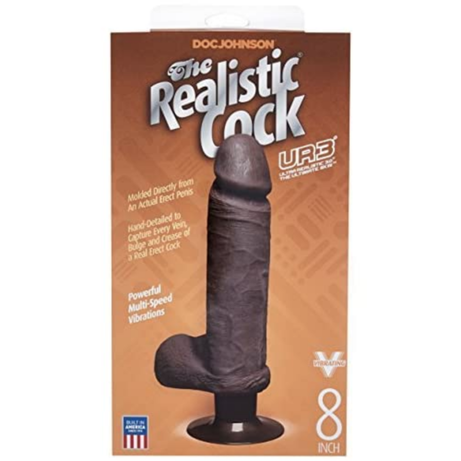 Doc Johnson UR3 The Realistic Cock Vibrating Dildo package