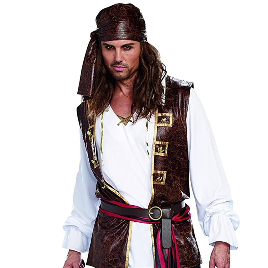 Dreamgirl Men's Seaworthy Pillaging Pirate Captain Costume