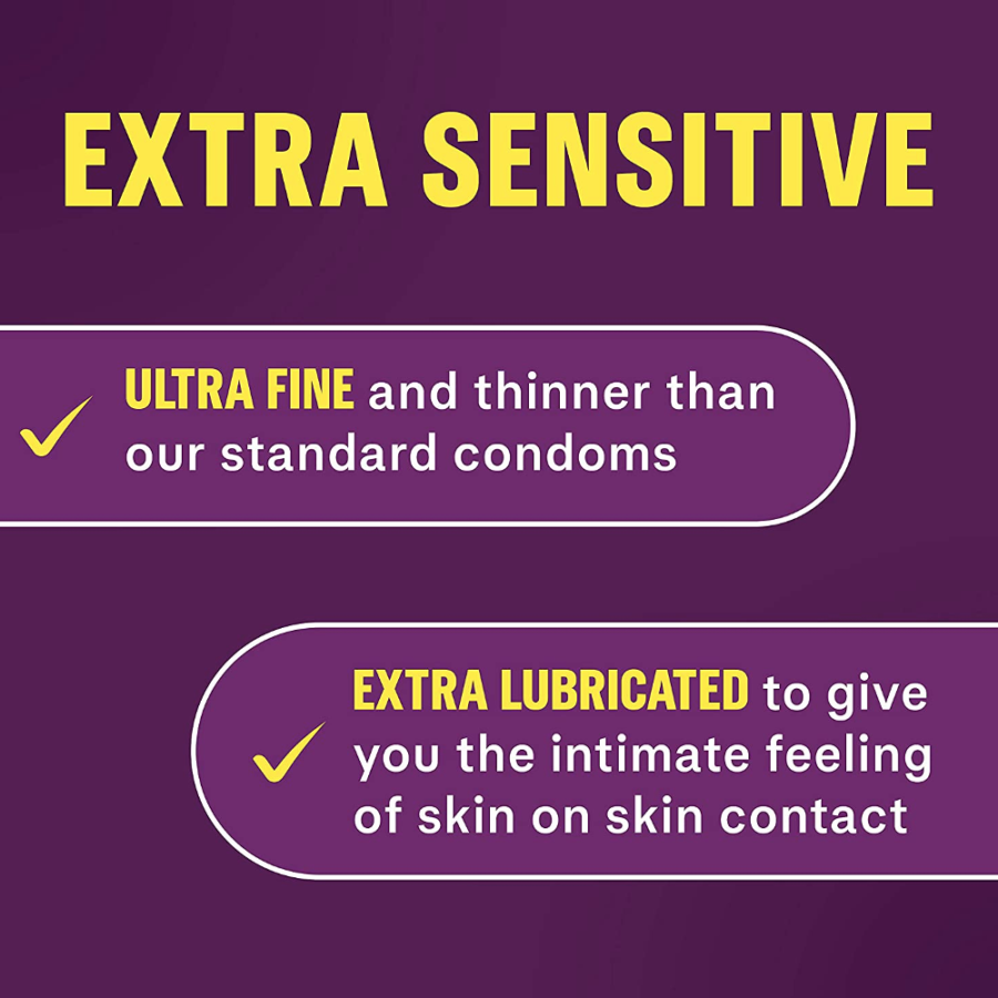 Durex Extra Sensitive Natural Latex Condoms specs