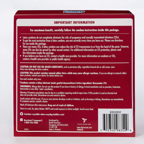 Durex Performax Intense Latex Condoms