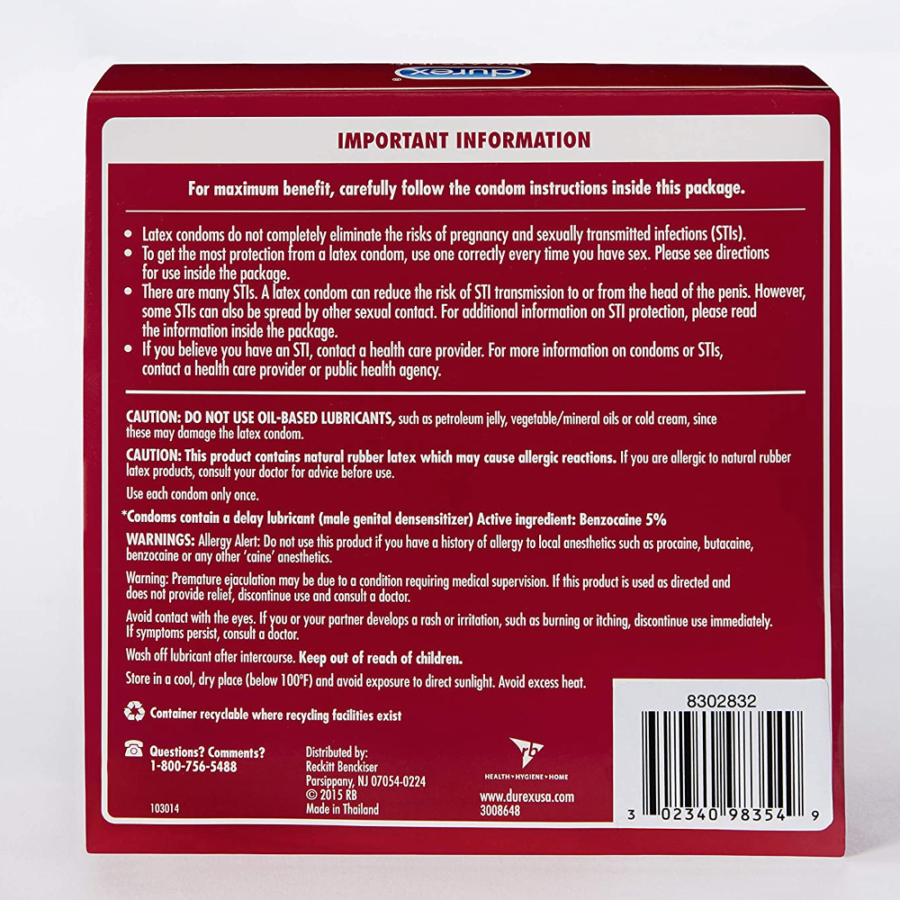 Durex Performax Intense Latex Condoms