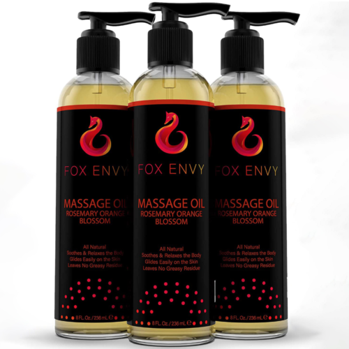 Fox Envy Massage Oil - Orange Blossom with Rosemary
