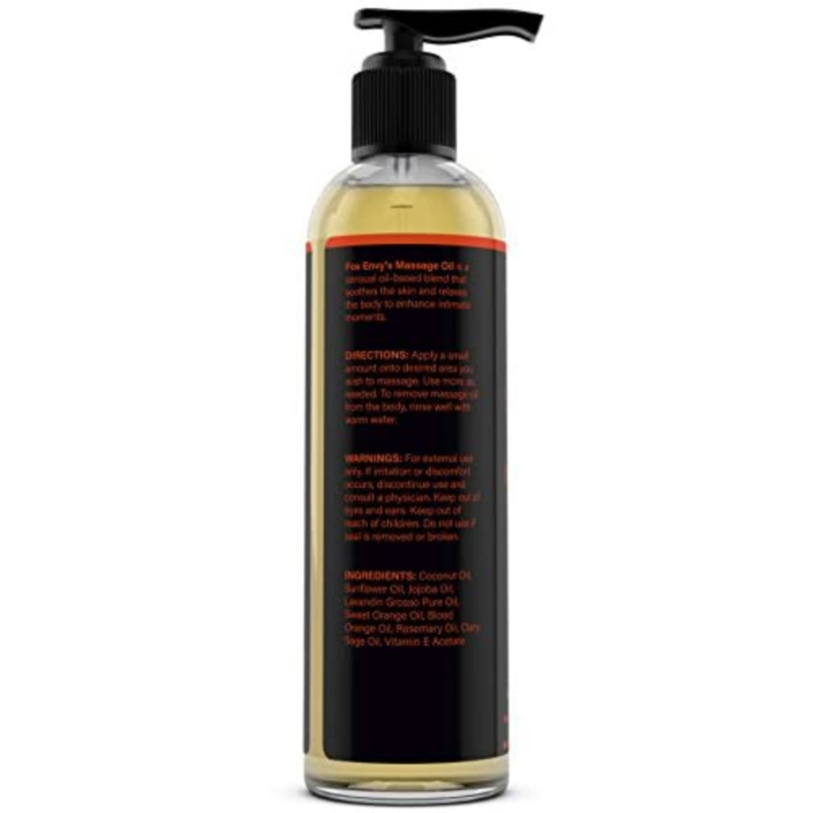 Fox Envy Massage Oil - Orange Blossom with Rosemary side