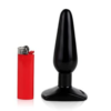 Healthy Vibes Medium Smooth Black Butt Plug