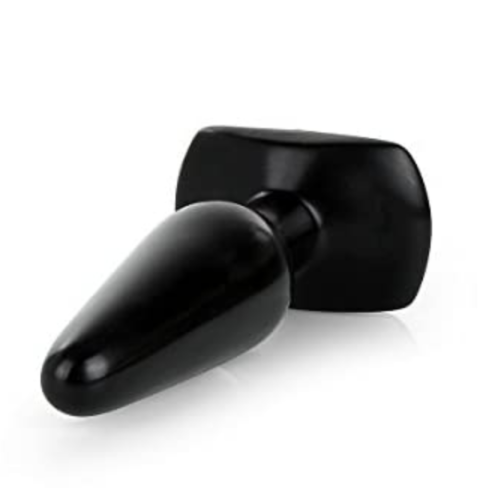 Healthy Vibes Medium Smooth Black Butt Plug