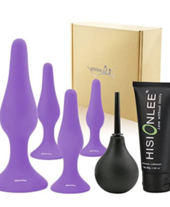 Hisionlee 4pcs Anal Plug Set Purple