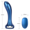 IMO USB Rechargeable Vibrating Anal Plug dimensions