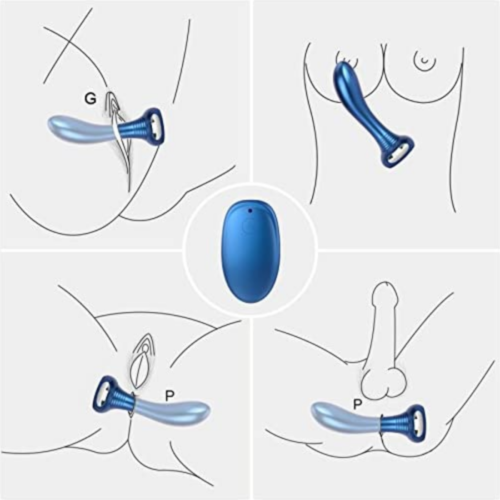IMO USB Rechargeable Vibrating Anal Plug uses