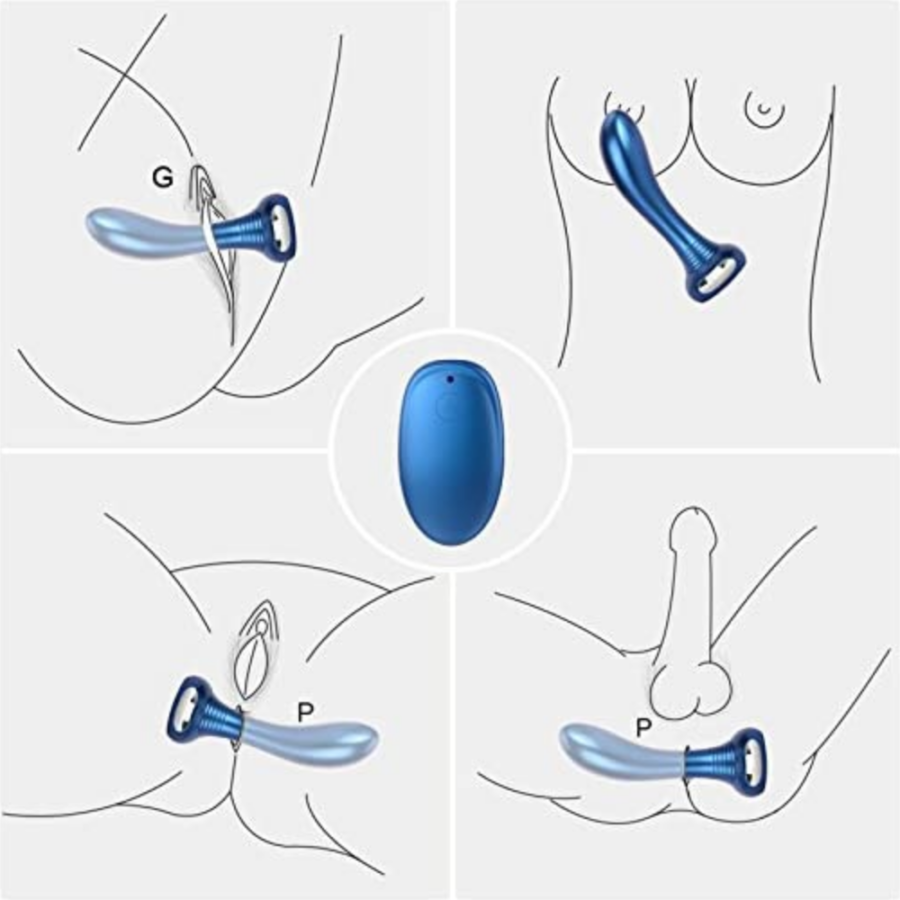 IMO USB Rechargeable Vibrating Anal Plug uses