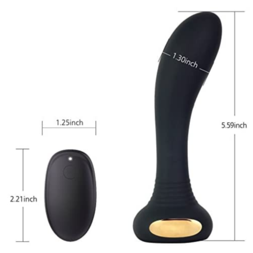 IMO Wireless G Spot Vibrator dimensions