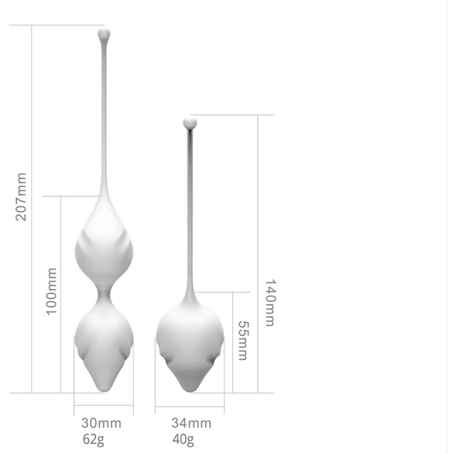 IntiFit Premium Kegel Exercise Kit dimensions