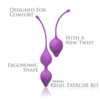 IntiFit Premium Kegel Exercise Weight Training Set design