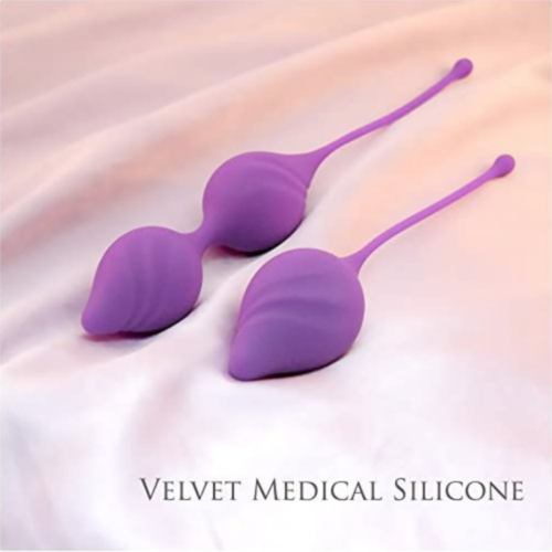 IntiFit Premium Kegel Exercise Weight Training Set medical silicone