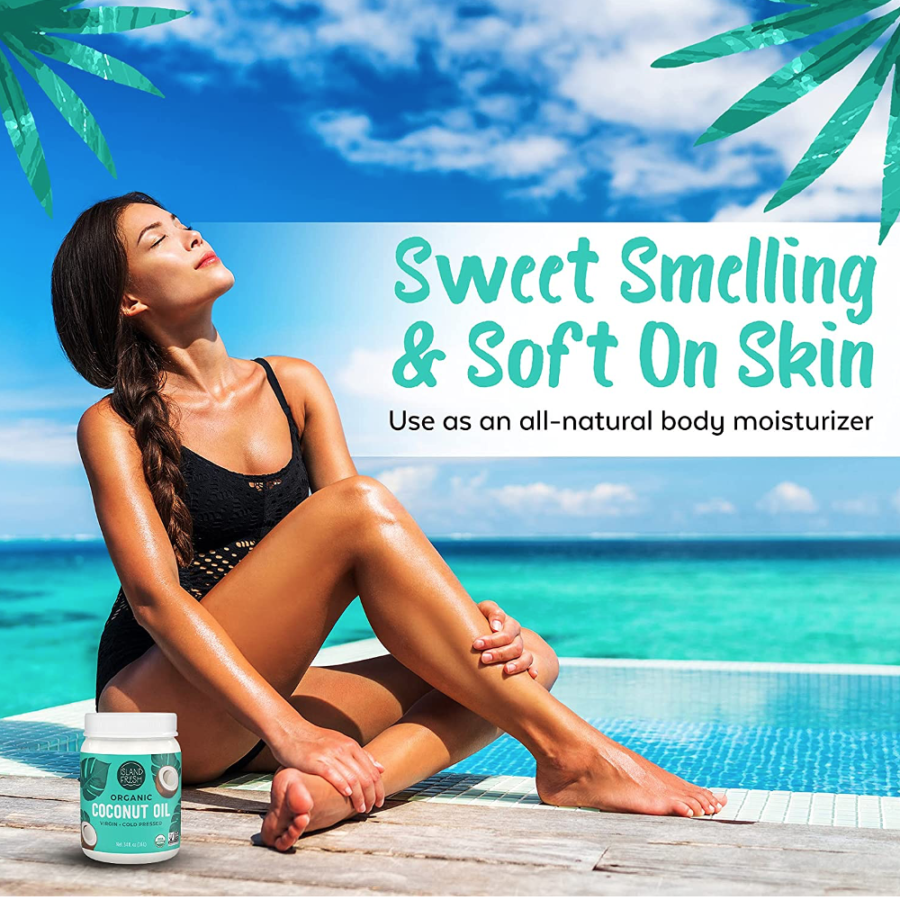 Island Fresh Superior Organic Virgin Coconut Oil for skin