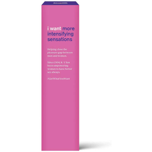 K-Y Intense Pleasure Gel 0.34 oz box side