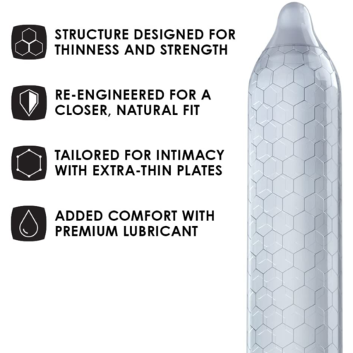 LELO HEX Original Latex Condoms