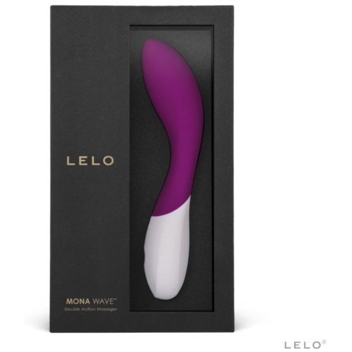 LELO Mona Wave Deep Rose G-Spot Massage Vibrator box