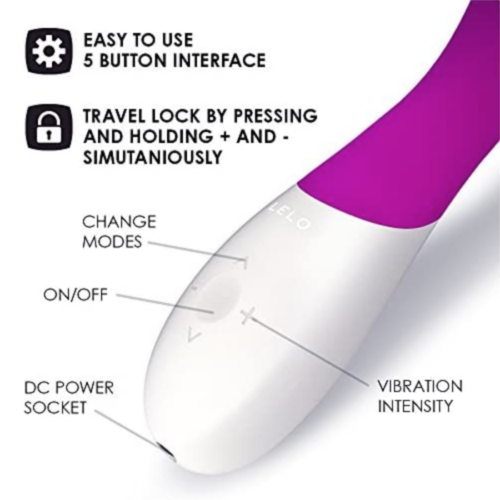 LELO Mona Wave Deep Rose G-Spot Massage Vibrator parts