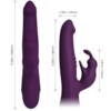 LOUVIVA Dual Motor Wireless Rabbit Vibrator dimensions