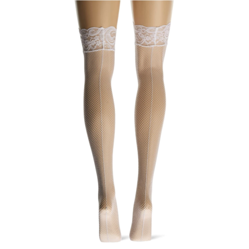 Leg Avenue Fishnet Thigh High Stockings with Back Seam back