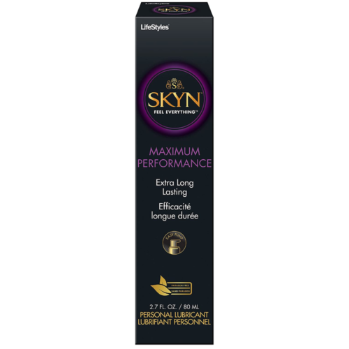LifeStyles SKYN Maximum Performance Lube 2.7 oz box front