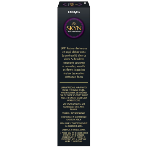 LifeStyles SKYN Maximum Performance Lube 2.7 oz box