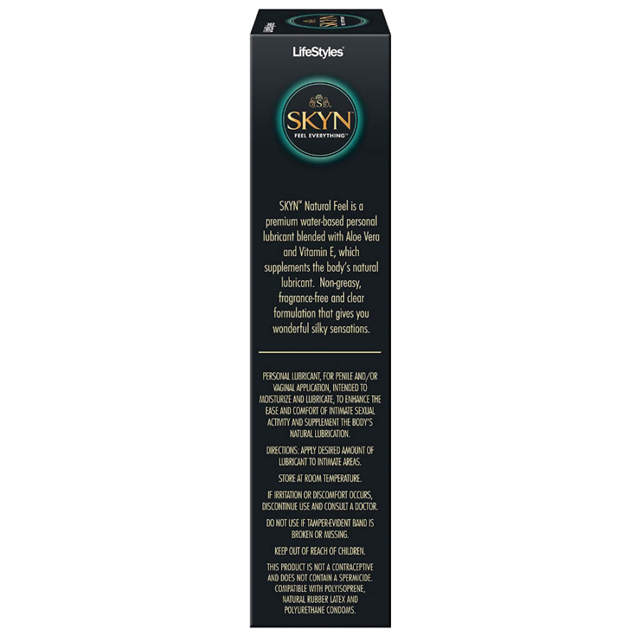 LifeStyles SKYN Natural Feel Personal Lubricant 2.7 oz box