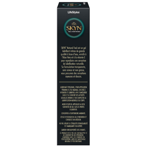 LifeStyles SKYN Natural Feel Personal Lubricant 2.7 oz box