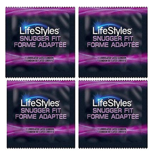 Lifestyles Snugger Fit Lubricated Latex Condoms