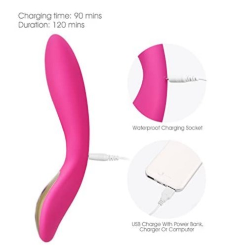 Louviva G-Spot Vibrator Stimulator charging