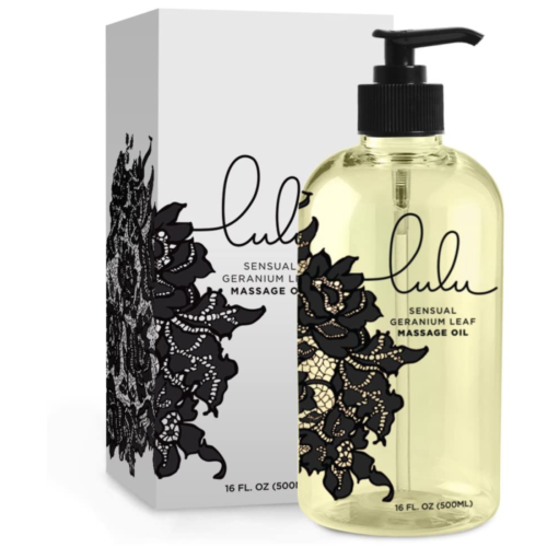 Lulu Sensual Massage Oil with box