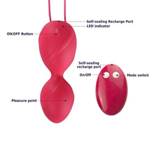 LuvnFun Remote Control Vibrating Kegel Balls parts