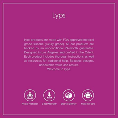 Lyps G-Spot Vibrator Stimulator note