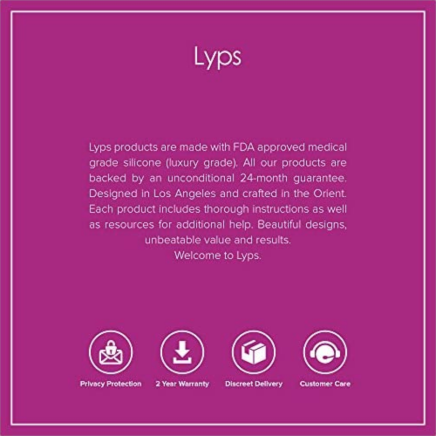 Lyps G-Spot Vibrator Stimulator note
