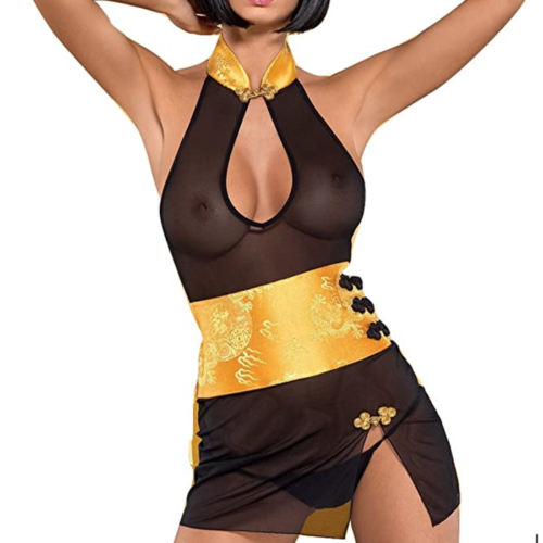 Maiko 3 pcs Costume by Obsessive front closeup