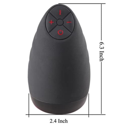 Male Masturbation Cup - Vibrating Oral Masturbator dimensions