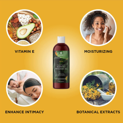 Maple Holistics Tropical Passions Scented Massage Oil