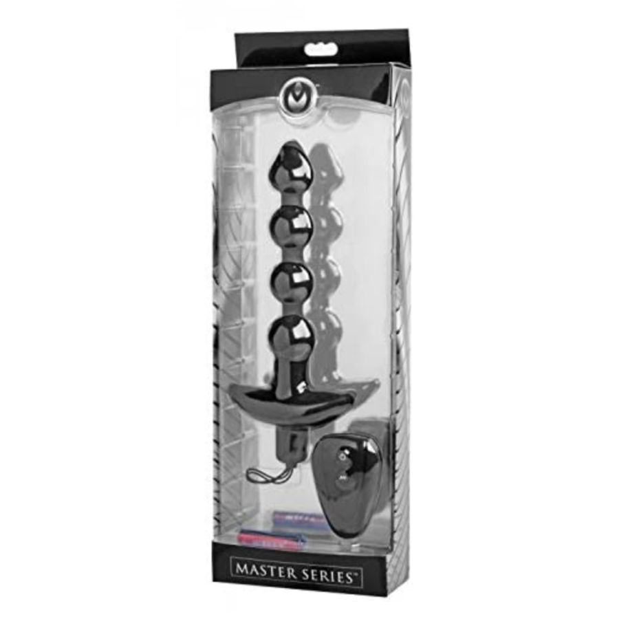 Master Series 7 Speed Silicone Beaded Anal Vibrator box front