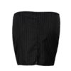 Mumentfienlis Zipper Front Striped Plus Size Corset with Skirt