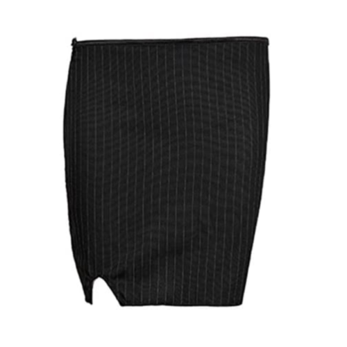 Mumentfienlis Zipper Front Striped Plus Size Corset with Skirt