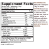 Nature's Way Organic Extra Virgin Coconut Oil nutrition facts