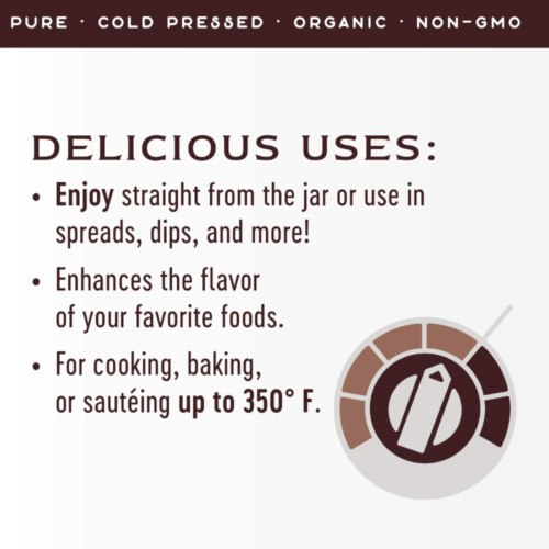 Nature's Way Organic Extra Virgin Coconut Oil uses