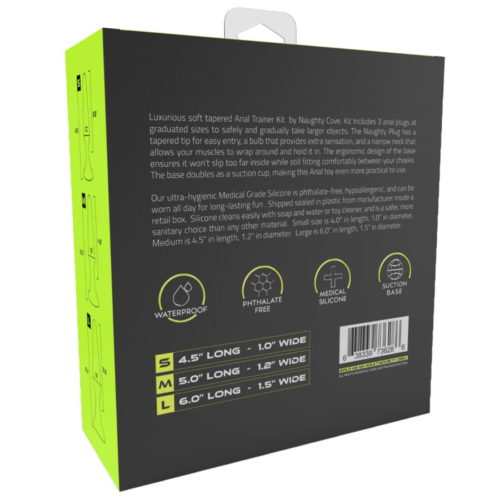 Naughty Plug Anal Trainer Kit box